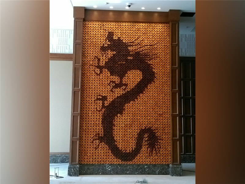 ?？谌A彩華邑酒店裝置藝術(shù)品