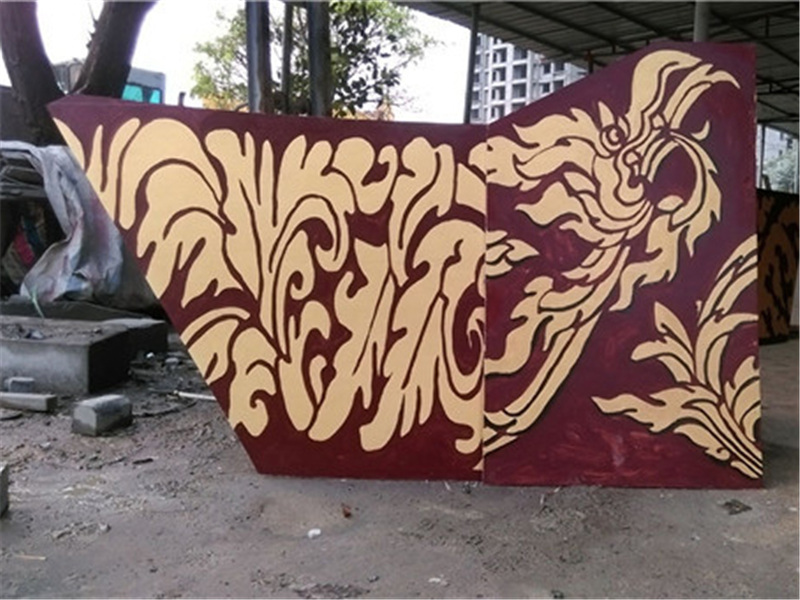 儋州橋南村牌樓壁畫(huà)